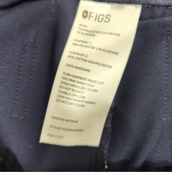 FIGS S/P Navy Blue Zamora Jogger - Picture 6 of 6